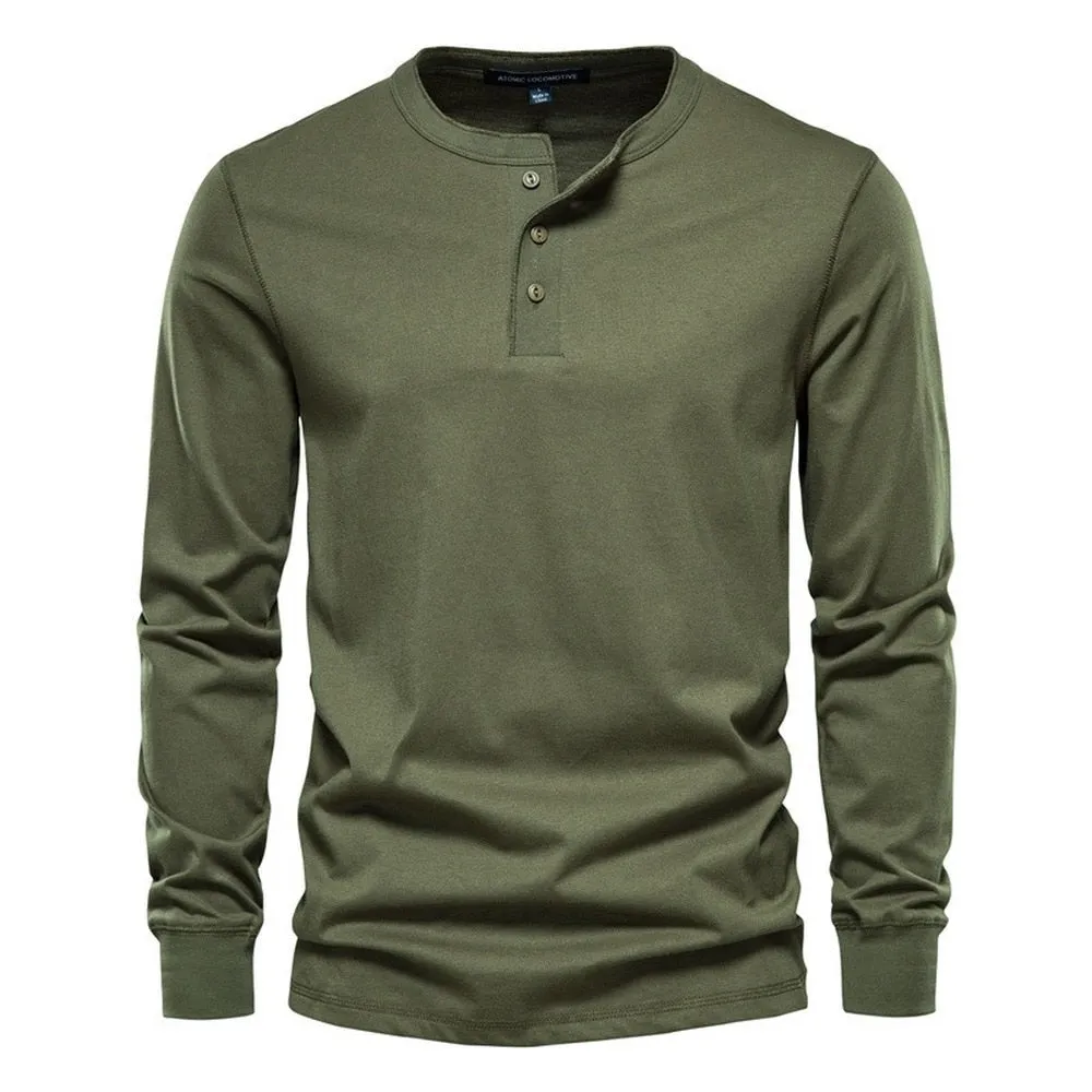 Suéter Informal Tipo Henry Para Hombre