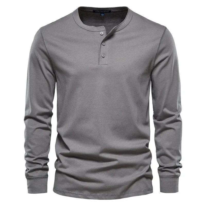 Suéter Informal Tipo Henry Para Hombre