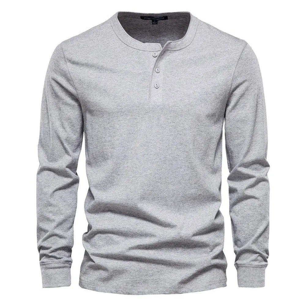 Suéter Informal Tipo Henry Para Hombre