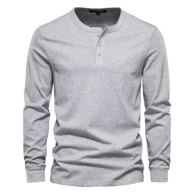 Suéter Informal Tipo Henry Para Hombre