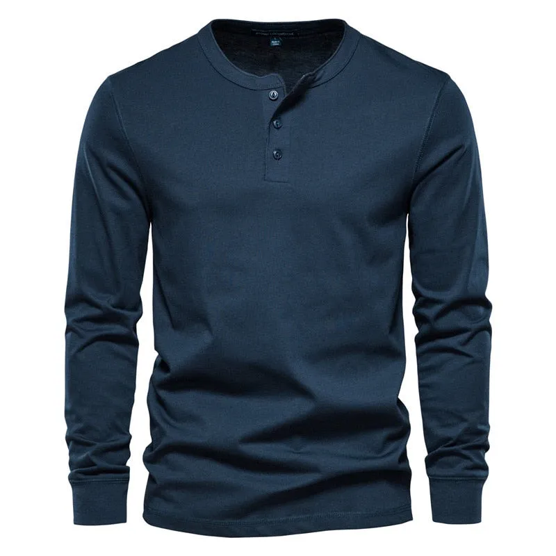 Suéter Informal Tipo Henry Para Hombre