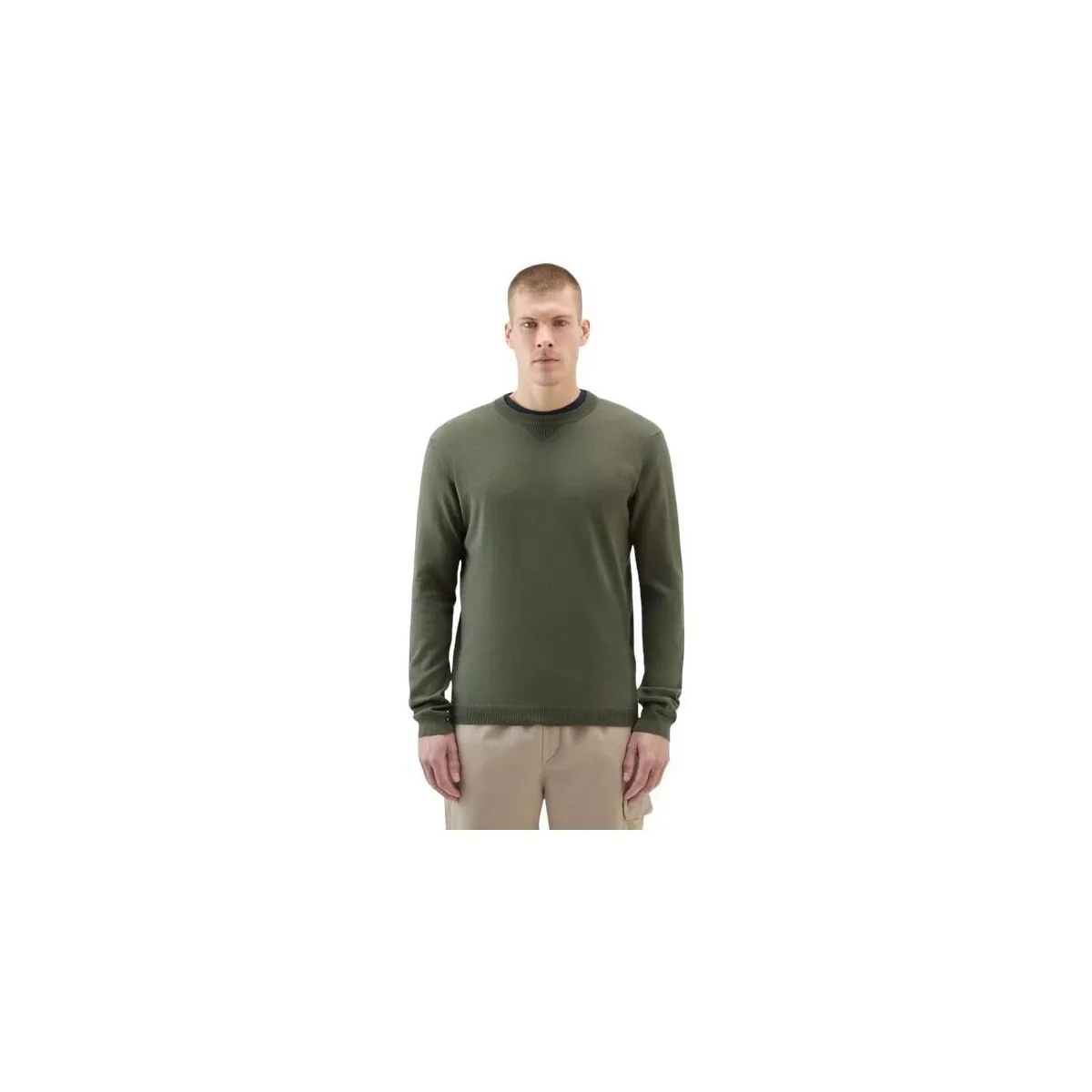 Suéter Logo Hombre Lake Olive
