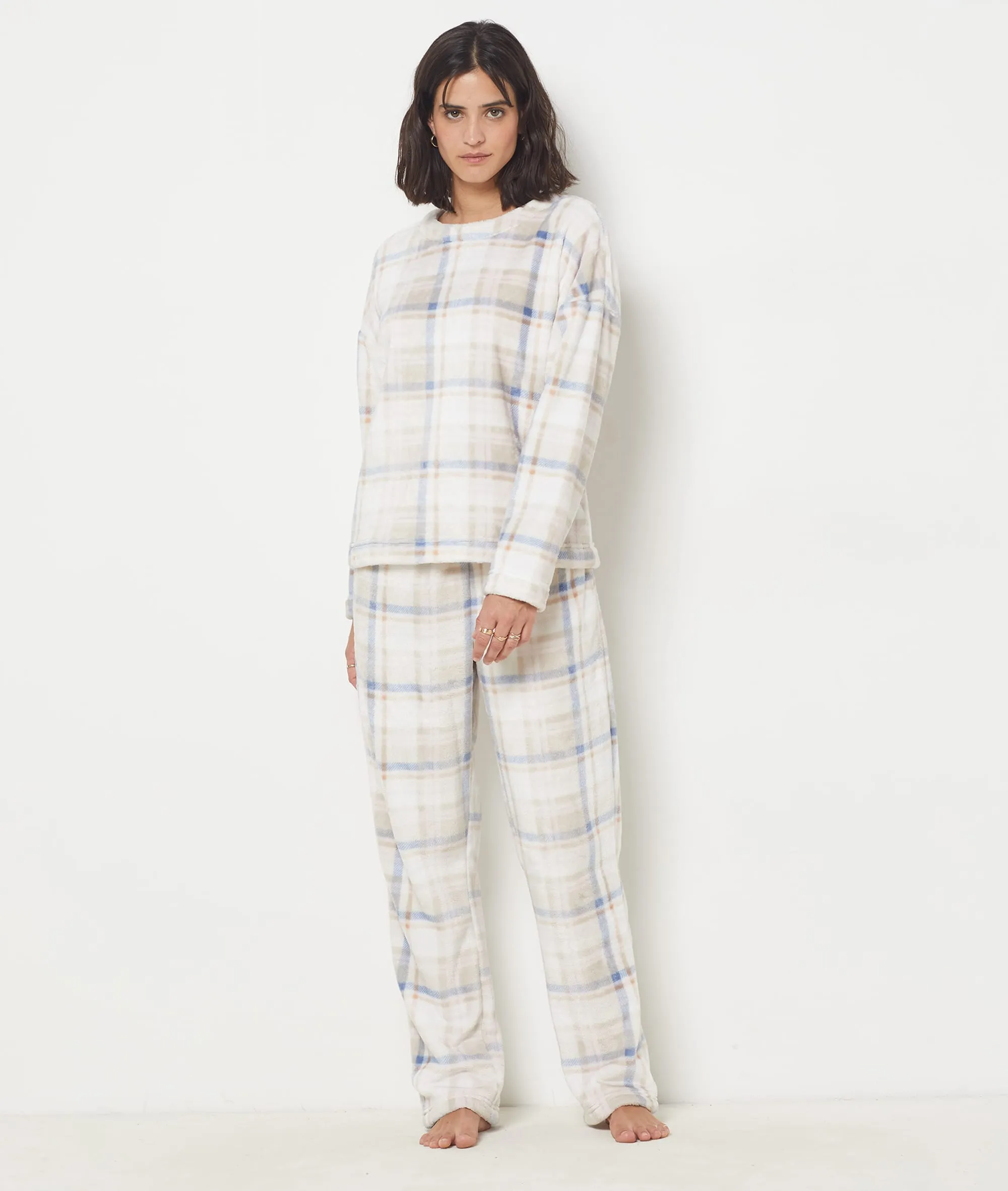 SUéTER POLAR ESTAMPADO OTTON ROSE  ETAM