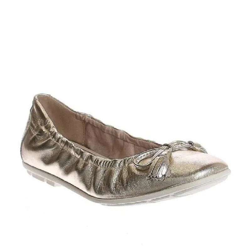 TAMARIS WOMS BALLERINA 12210742 GOLD