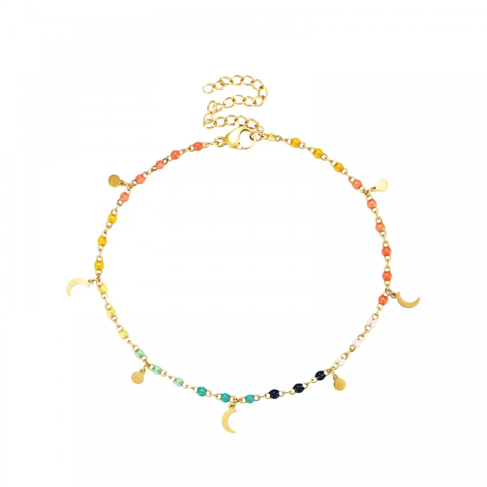 Tobillera Galaxy Luna Oro