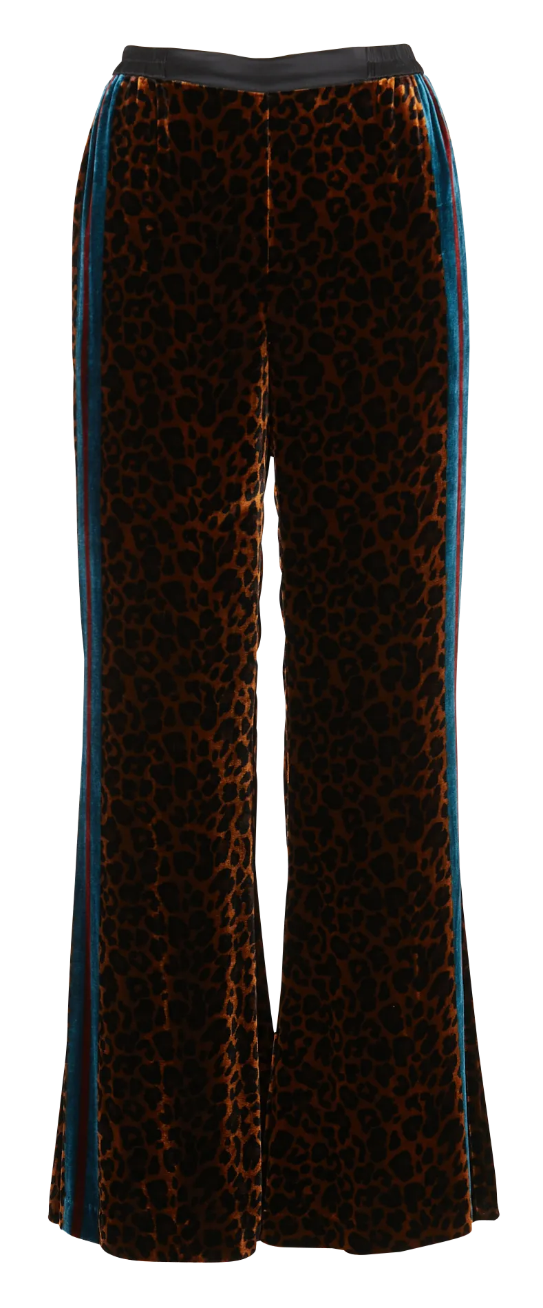 TORA  PANTALóN RECTO CON ESTAMPADO DE LEOPARDO EN MULTICOLOR