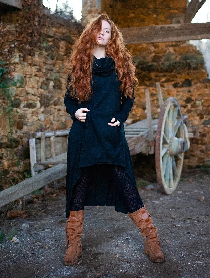 Túnica suéter asimétrica 