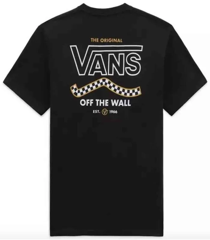 VANS CAMISETA LOKKITB NEGRO JR