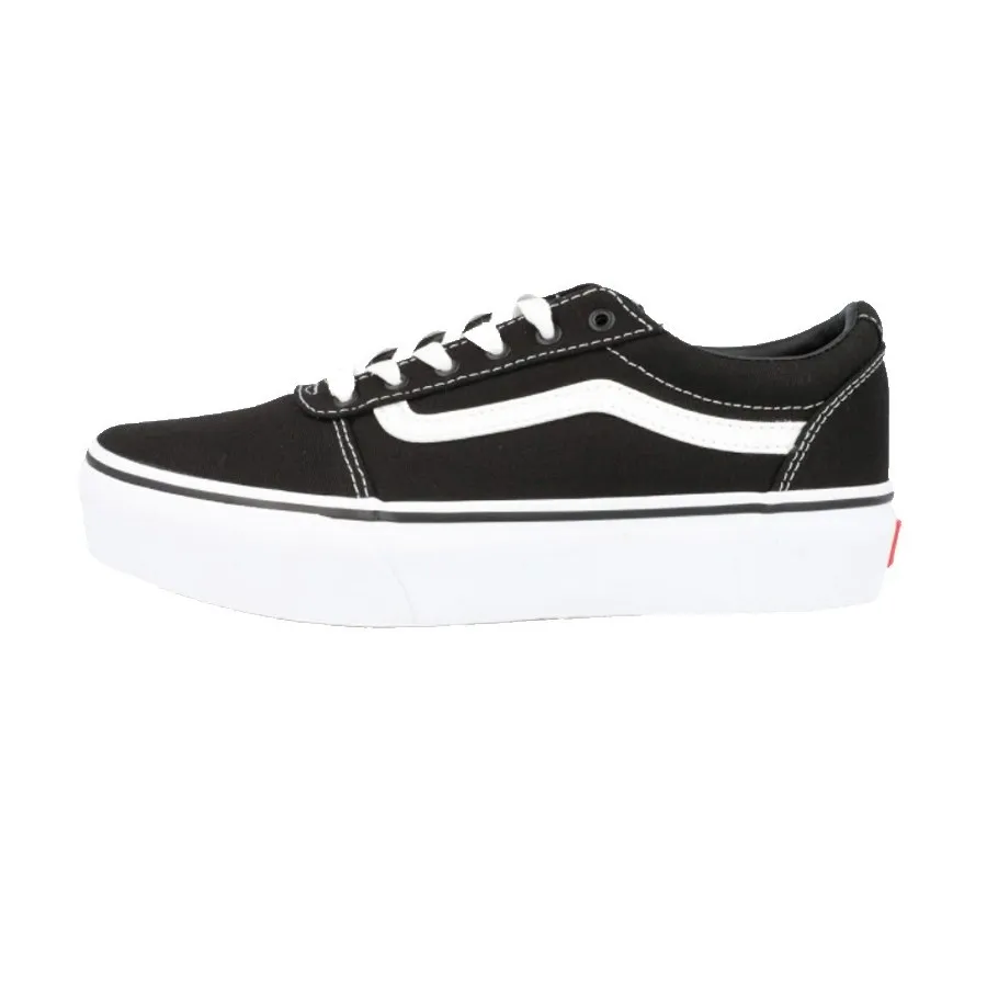 Vans WARD PLATFORM (Canvas) BLACK/WHITE VN0A4UUV1871