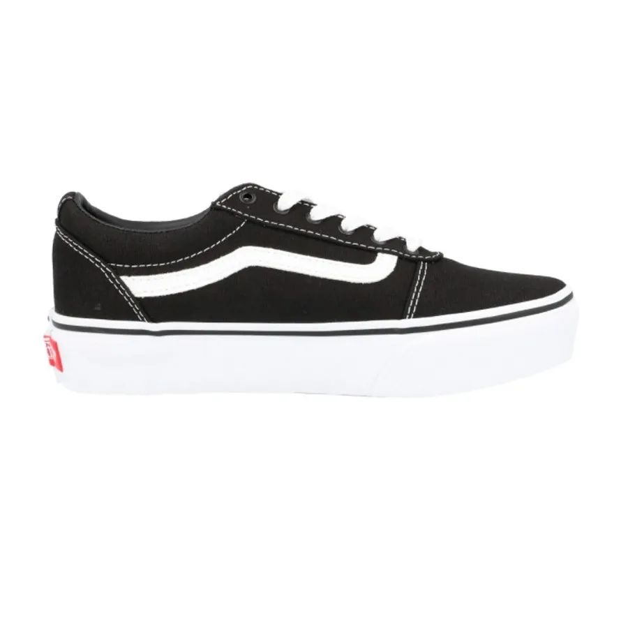 Vans WARD PLATFORM (Canvas) BLACK/WHITE VN0A4UUV1871