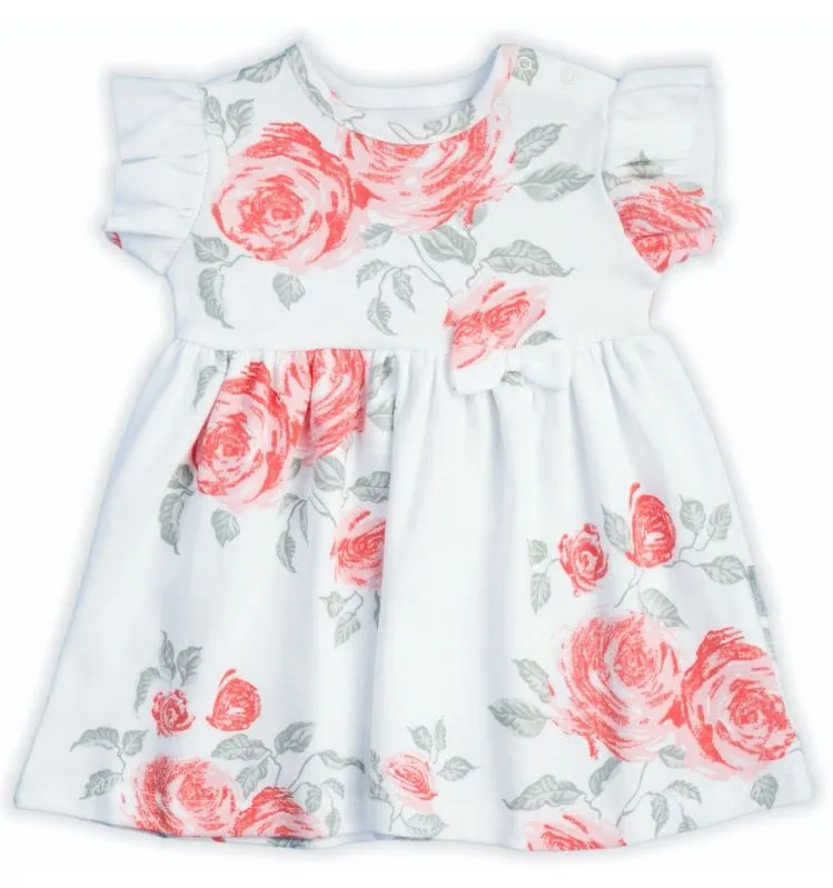 Vestido manga corta para niña colección Rose