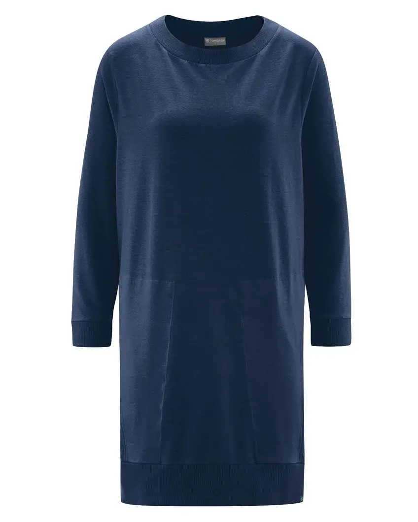 Vestido sudadera de algodón orgánico y cáñamo