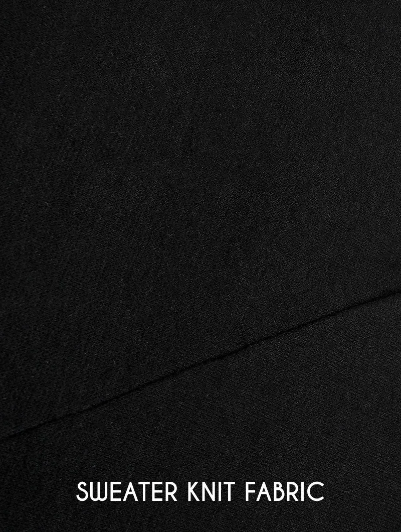 Vestido suéter largo 