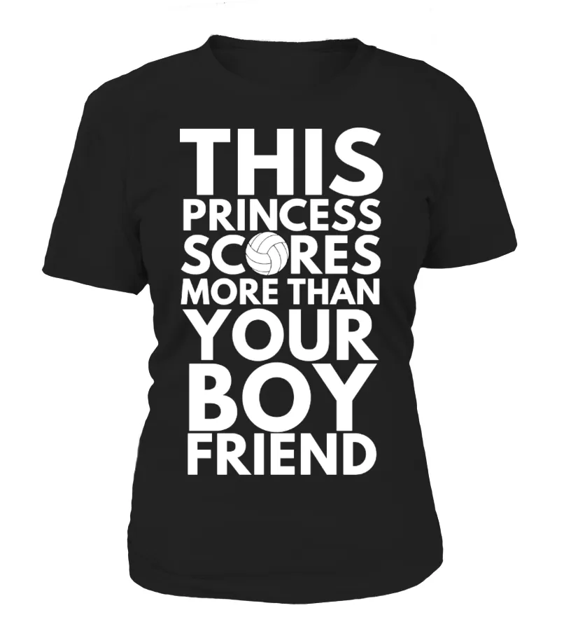 VOLLEYBALL PRINCESS TSHIRT CAMISETA CUELLO REDONDO MUJER