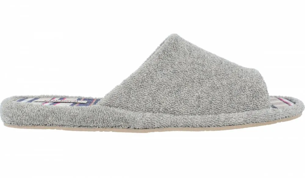 VUL LADI  ZAPATILLAS DE CASA HOMBRE TOALLA GRIS