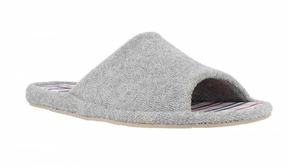 VUL LADI  ZAPATILLAS DE CASA HOMBRE TOALLA GRIS