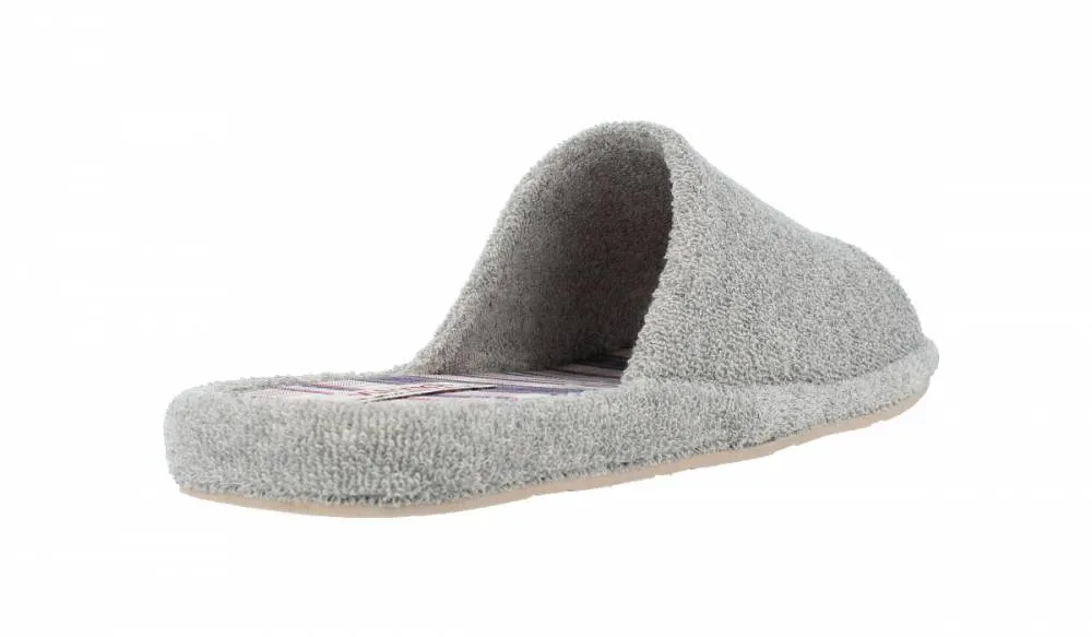VUL LADI  ZAPATILLAS DE CASA HOMBRE TOALLA GRIS