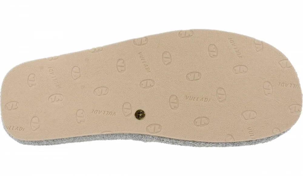 VUL LADI  ZAPATILLAS DE CASA HOMBRE TOALLA GRIS
