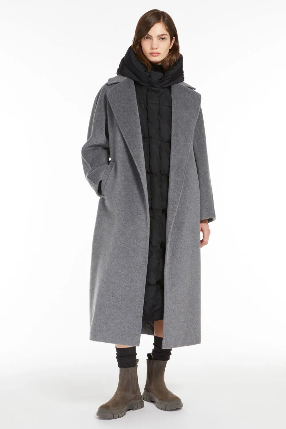 Weekend Max Mara Abrigo Tempera Medium Grey
