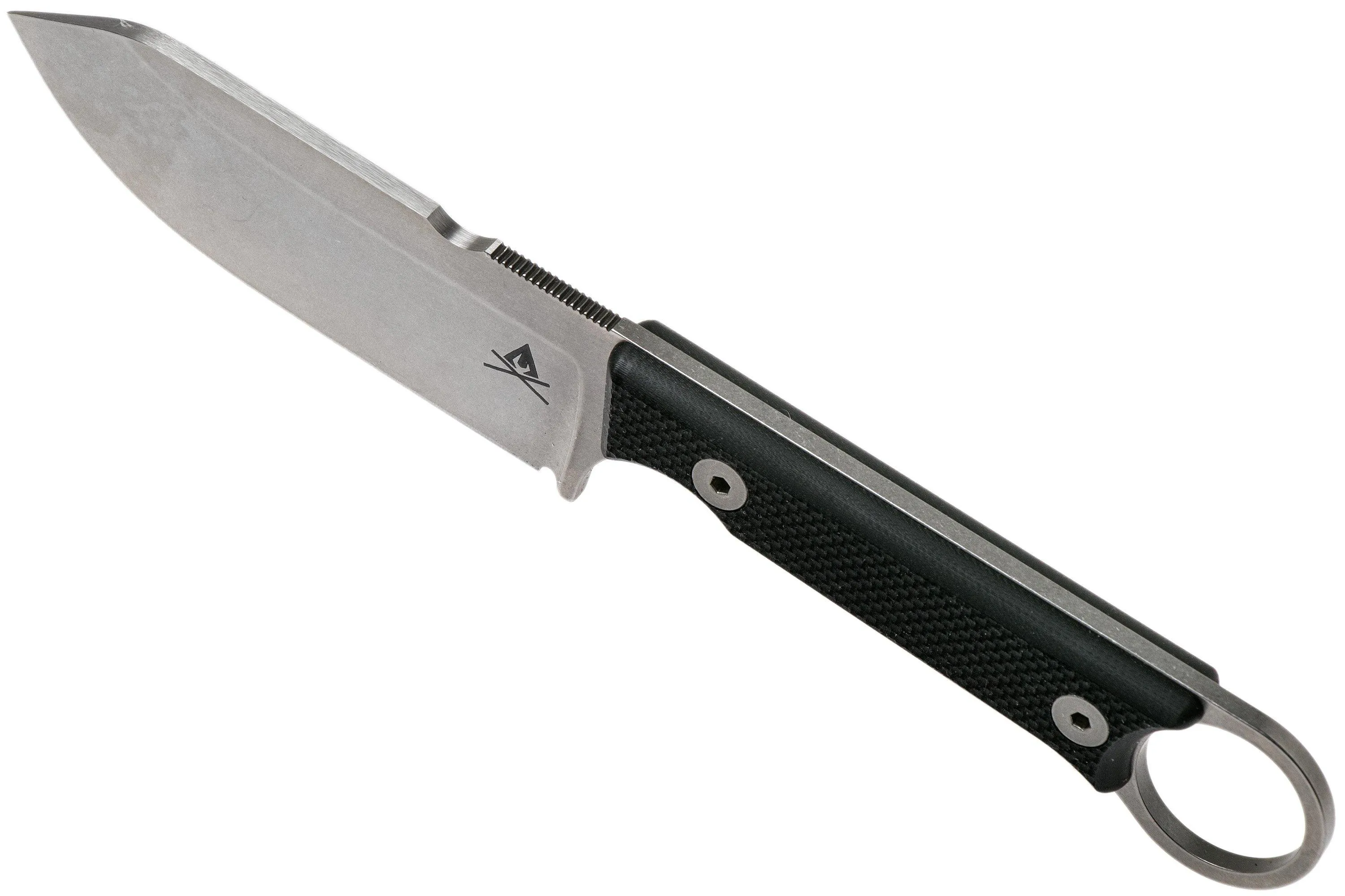 White River Knives FC3.5 Pro Firecraft cuchillo de supervivencia Negro G10, con funda con firesteel kydex