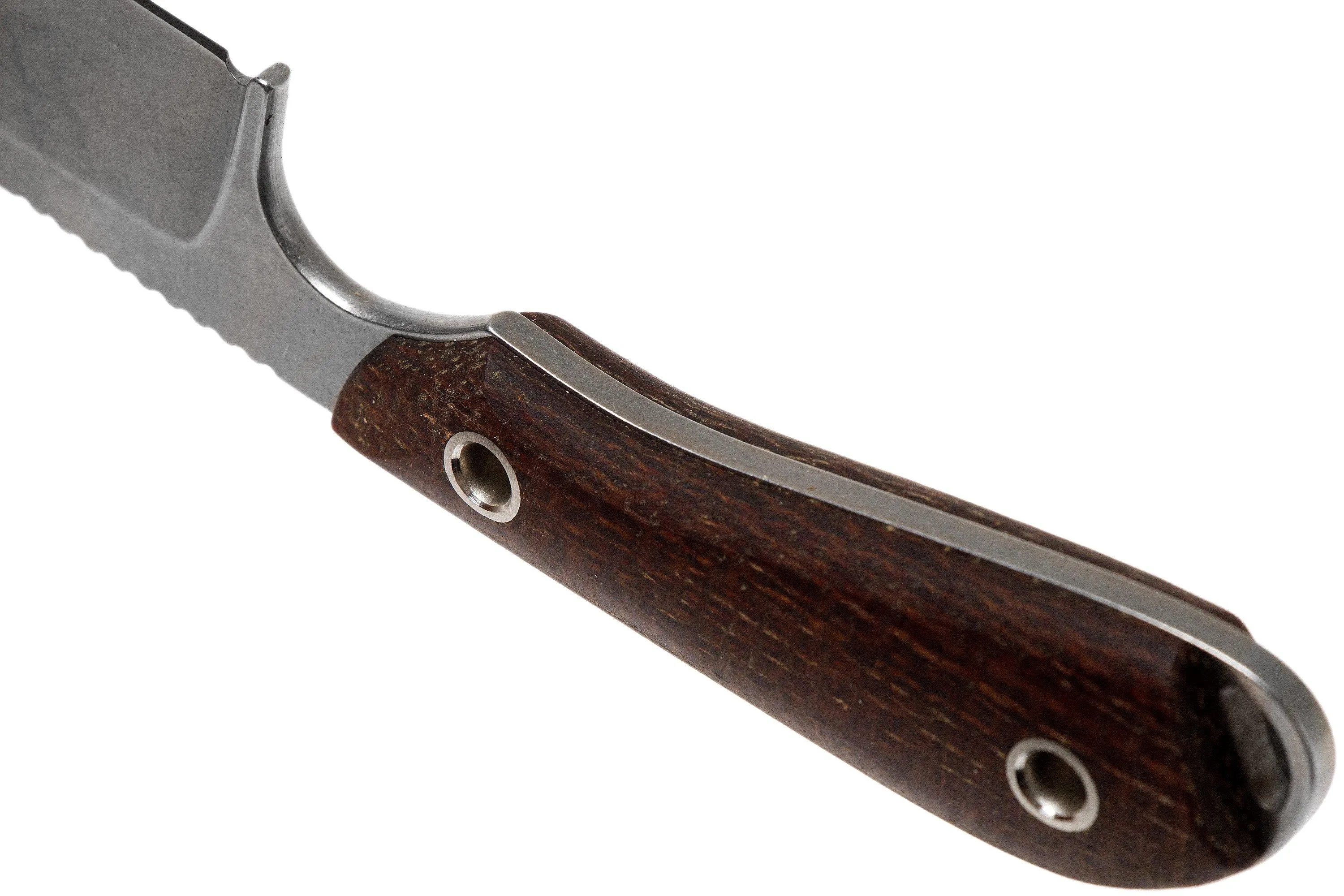 White River Knives M1 Natural Burlap Micarta cuchillo fijo, Kydex sheath