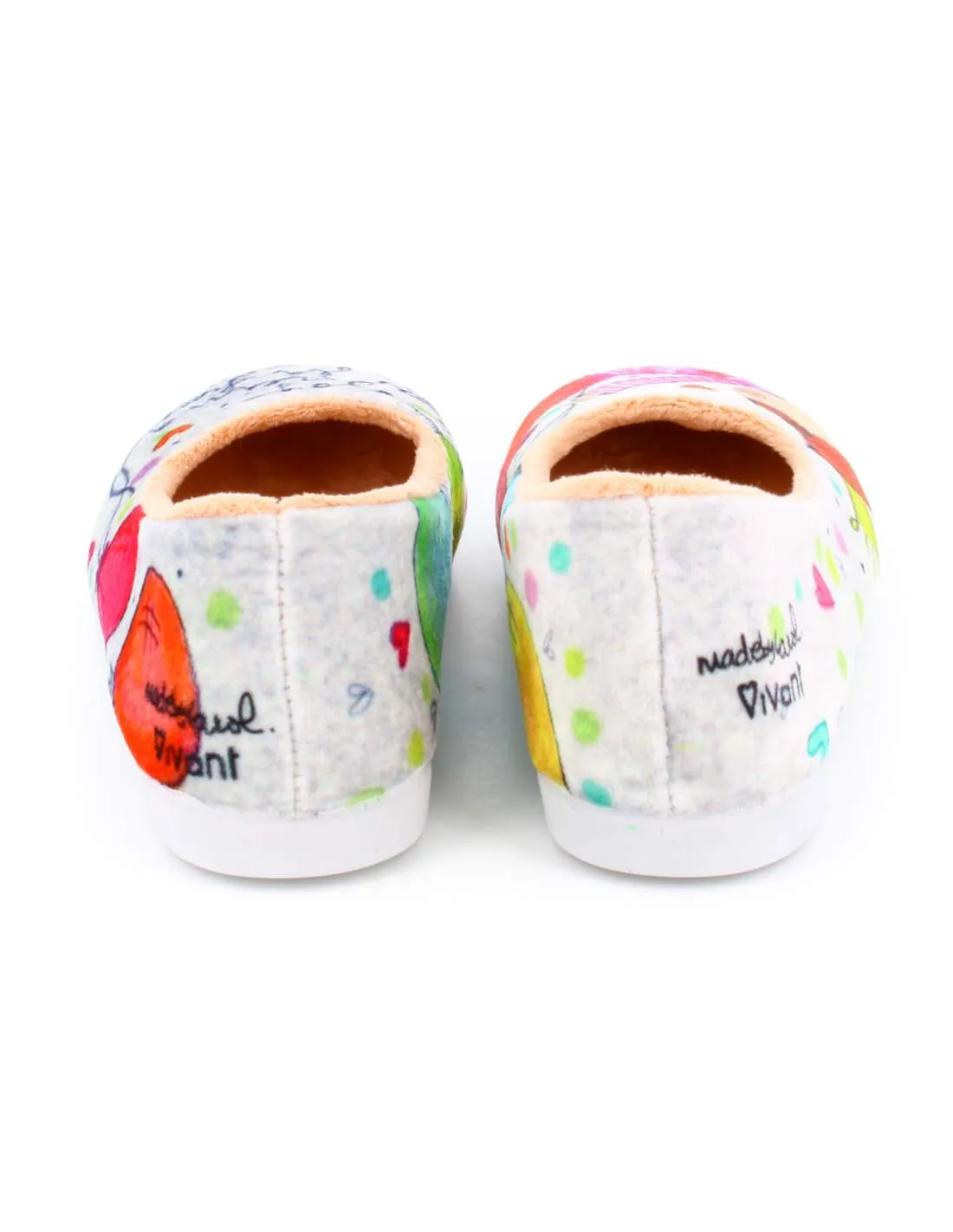 Zapatilla de Casa "Soy la reina de la fiesta del pijama" Inverness Gris