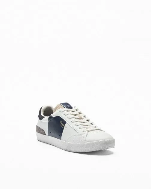Zapatillas blancas Pepe Jeans London Lane Sailor M Blanco