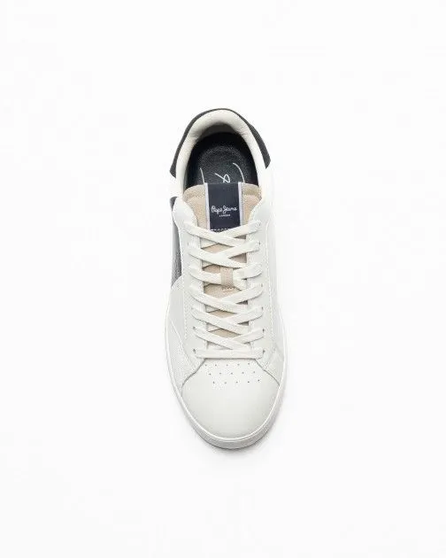Zapatillas blancas Pepe Jeans London Lane Sailor M Blanco