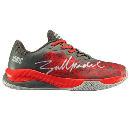 Zapatillas Bullpadel Ionic Gris/Rojo 2024