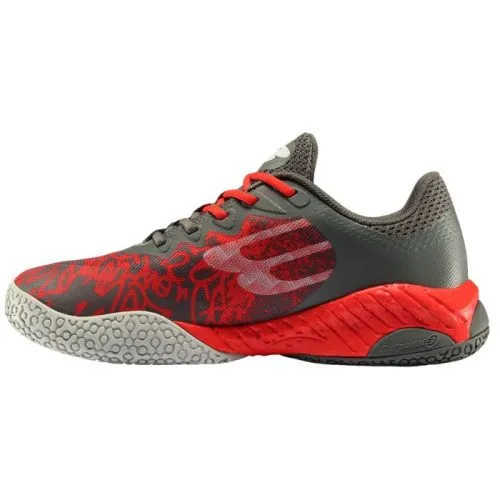 Zapatillas Bullpadel Ionic Gris/Rojo 2024
