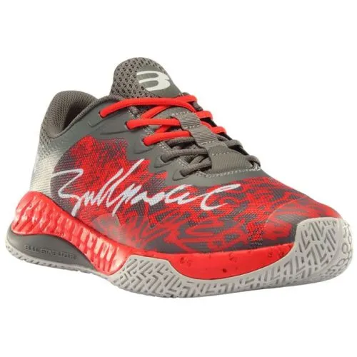 Zapatillas Bullpadel Ionic Gris/Rojo 2024