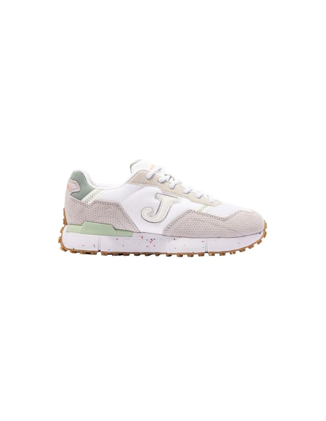 Zapatillas Casual Joma C.1992 Lady 2402 Blanco Beige Celeste Niña