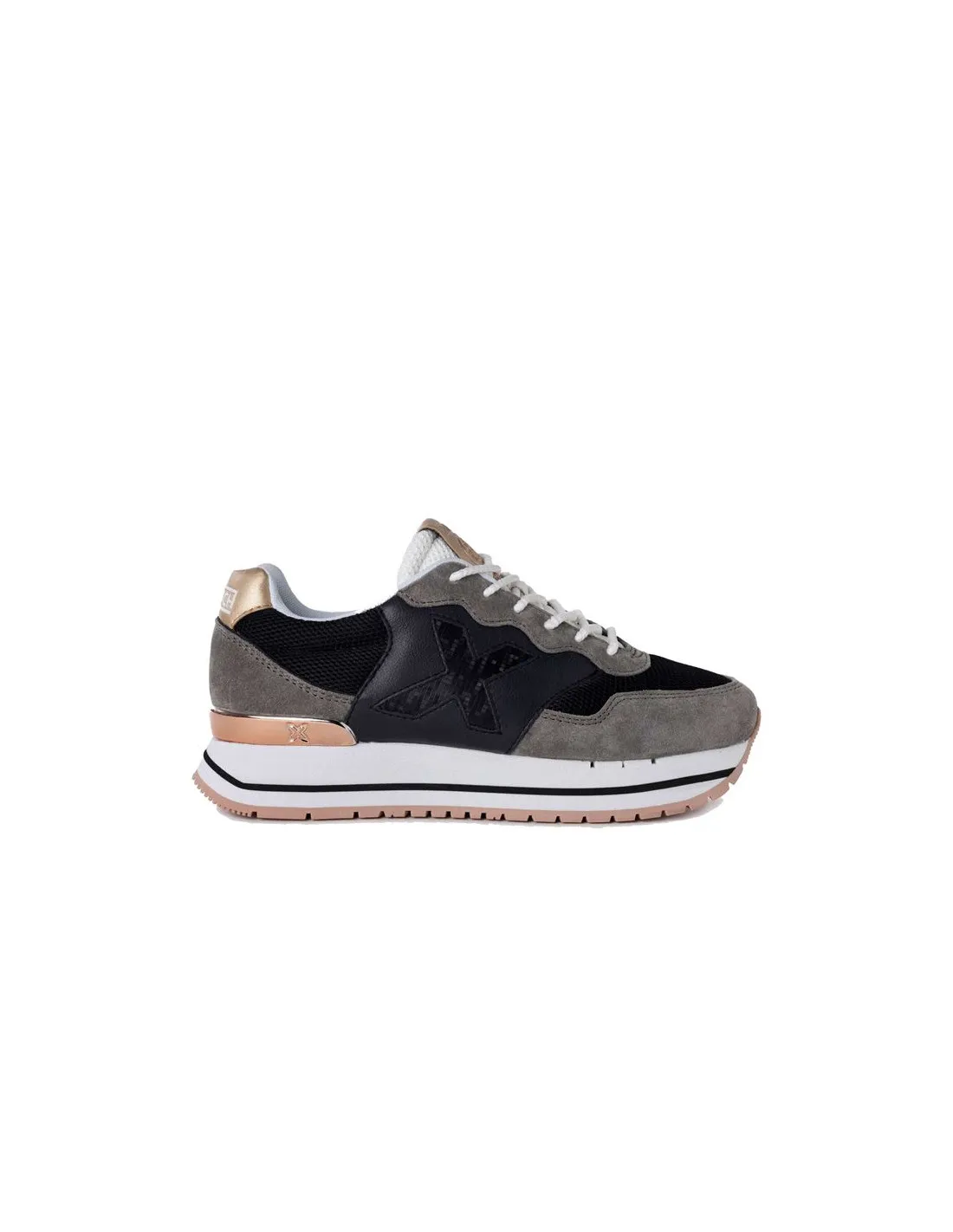 Zapatillas de Munich Dash Sky 09 Negro Mujer