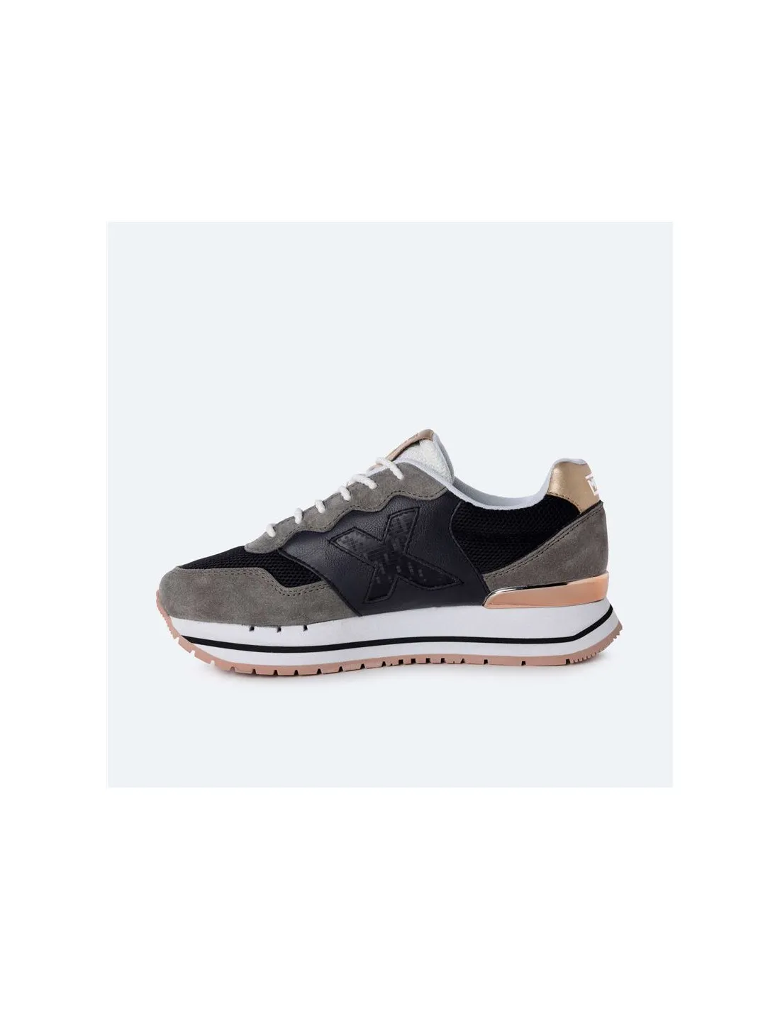 Zapatillas de Munich Dash Sky 09 Negro Mujer