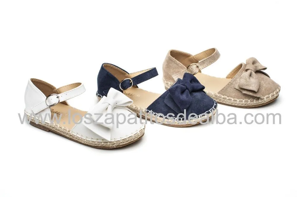 Zapatillas Niña Taupe Modelo Esparta