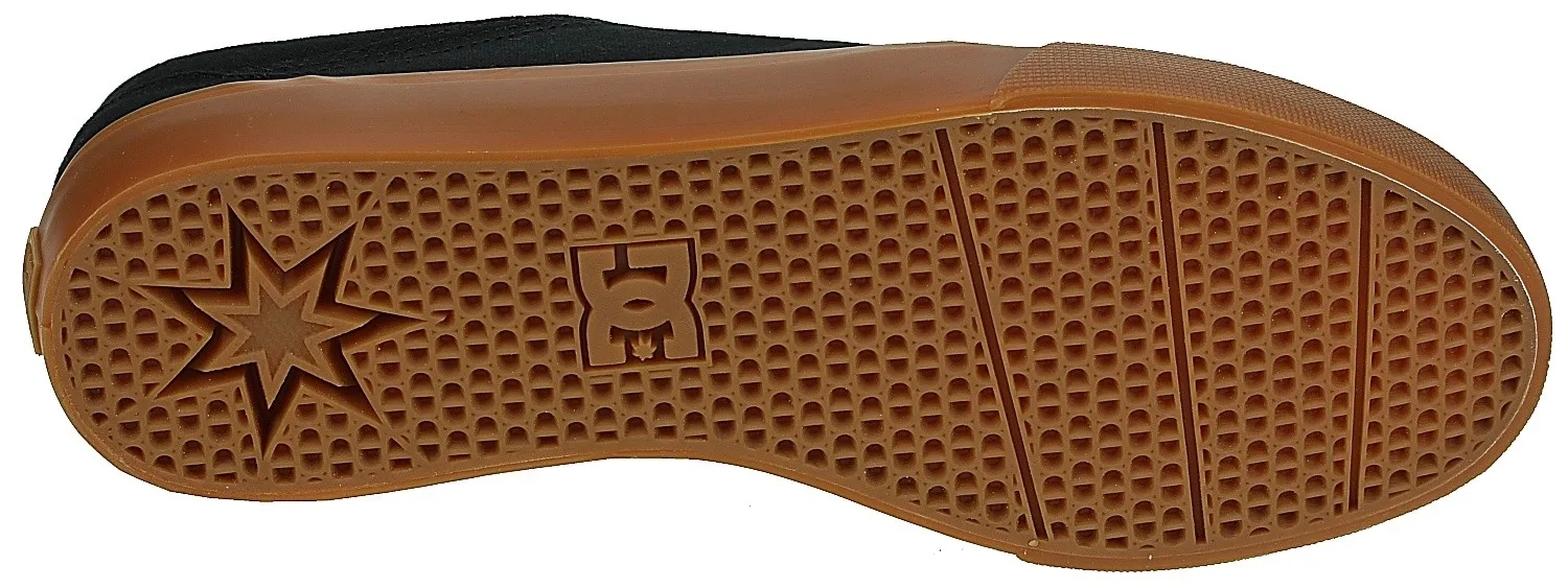 ZAPATOS DC TRASE TX  BLACK/GUM