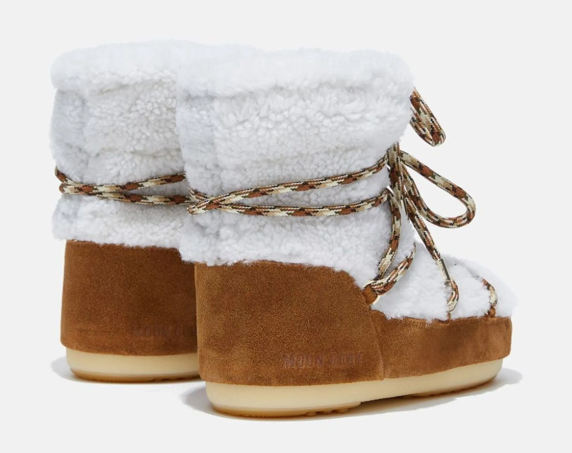 ZAPATOS TECNICA MOON BOOT LIGHT LOW SHEARLING  WHISKY/OFF WHITE  WOMEN´S
